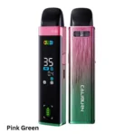 Uwell Caliburn G3 Pro Pod Kit Pink Green with vibrant two-tone finish and LCD display