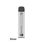 Uwell Caliburn G3 vape kit in shiny silver finish