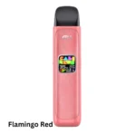 Uwell Caliburn G4 Pod Kit in Flamingo Red, vibrant color with ergonomic design.