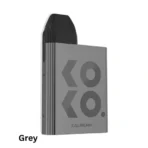 UWELL Caliburn KOKO Pod System in Grey – lightweight box-style pod device with aluminum alloy body and top-fill design