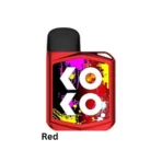 Uwell Caliburn KOKO Prime Red 690mAh Pod System Kit with 2ml pod and replaceable magnetic panels