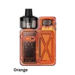 Uwell Crown M Pod Mod Kit Orange color with dual-coil design and 35W output