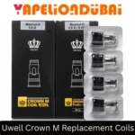 Uwell Crown M Replacement Coils compatible with Crown M Pod Kit for MTL and DTL vaping