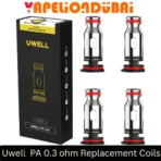 Uwell PA Replacement Coil 0.3Ω mesh for direct lung vaping