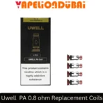 Uwell PA Replacement Coil 0.8Ω mesh for MTL and RDL vaping