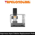 Vaporesso Apex 0.6Ω Replacement Pods designed for more vapor production and a smooth vaping experience