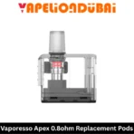 Vaporesso Apex 0.8Ω Replacement Pods designed for a rich flavor and smooth mouth-to-lung vaping.