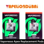 Vaporesso Apex Replacement Pods with mesh coils and leak-resistant technology