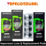 aporesso LUXE Q Replacement Pods with leak-resistant design and top-fill system