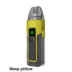 Vaporesso Luxe X2 Pod Vape Kit in Wasp Yellow, offering superior flavor delivery with adjustable airflow and COREX 2.0 technology
