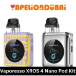 Vaporesso Xros 4 Nano Pod Kit with adjustable wattage and customizable airflow for a premium vaping experience