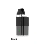 Vaporesso XROS Cube Pod Kit in sleek black design, featuring adjustable airflow and 360° LED lighting