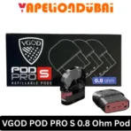 VGOD POD PRO S Replacement Pod 0.8Ω with 3ml refillable capacity for smooth vaping