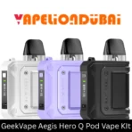 GeekVape Aegis Hero Q Kit 1300mAh pod system with Q cartridge.