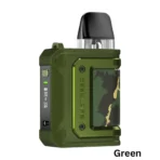GeekVape Aegis Hero Q Kit green edition featuring 3 level adjustable airflow for a custom draw