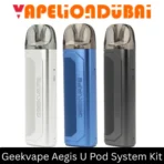 Geekvape AU Aegis U Pod Kit with 800mAh battery, 20W wattage, and tri-proof design