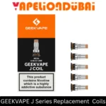 GeekVape J Series Replacement Coils compatible with Digi Max and Digi Pro Pod Kits