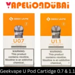 GEEKVAPE U Pod Cartridge 3-pack for Sonder U, Wenax U, Obelisk U, and Aegis U kits