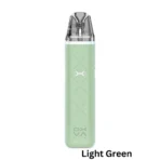 Light Green OXVA XLIM GO Pod Vape Kit with 1000mAh battery and 30W output, vibrant and easy to use