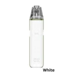 White OXVA XLIM GO Pod Vape Kit with 1000mAh battery and 30W output, clean and ergonomic design