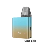 OXVA Xlim SQ Vape Kit in Gold Blue with 900mAh battery and 5-25W output