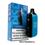 Pod Salt 35000 Puffs Disposable Vape Blue Raspberry flavor