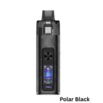 Uwell Typhos Pod System Kit in Polar Black with sleek finish and adjustable wattage