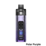Uwell Typhos Pod System Kit in Polar Purple with glossy finish and clear color display.