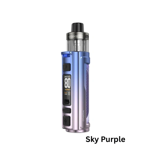 Argus Pro 2 Sky Purple – Stylish Gradient Pod Kit VOOPOO Argus Pro 2 Pod Kit in Sky Purple gradient finish, compact mod style with leather back