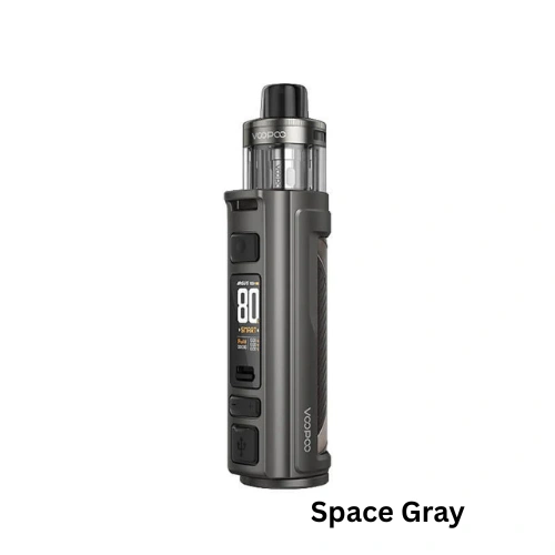 Argus Pro 2 Spray Black – Rugged Matte Pod Kit VOOPOO Argus Pro 2 Pod Kit Spray Black with matte black finish and textured grip leather panel.