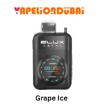 Elux Astra 50000 Puffs Grape Ice disposable vape with juicy grape flavor and a cool icy exhale.