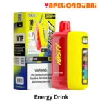 Nasty Bolt 50000 Puffs Energy Drink vape with fizzy energy drink flavor and five percent nicotine