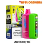 Nasty Bolt 50000 Puffs Strawberry Ice disposable vape with sweet strawberry flavor and 50 milligram nicotine