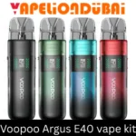 VOOPOO Argus E40 Vape Kit – 1800mAh device with 4.5mL PnP-X pods and adjustable 5–40W output for MTL, RDL, and DTL vaping