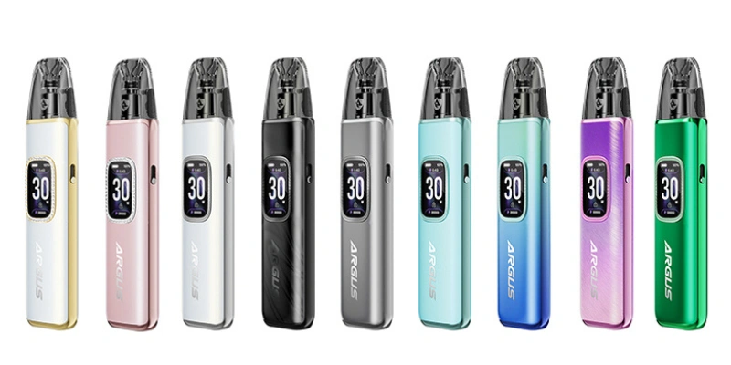 VOOPOO Argus G3 Pod Kit 1500mAh in all available colors, including Aurora Blue, Diamond Pink, Midnight Black, Moss Green, Pearl White, and more