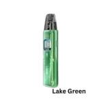 Voopoo Argus Matrix Pod Kit in Lake Green with glossy vibrant finish and LED screen, 1350mAh battery