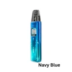 Voopoo Argus Matrix Pod Kit in Navy Blue with metallic sheen and LED matrix display, 1350mAh battery