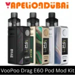 VOOPOO Drag E60 Pod Mod Kit with 2550mAh battery, 60W output, and top-fill PnP Pod II tank.