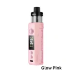 VOOPOO Drag S2 Pod Kit in Glow Pink featuring a vibrant, glossy finish and compact form.