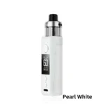 VOOPOO Drag S2 Pod Kit in Pearl White with smooth, glossy finish and ergonomic design.