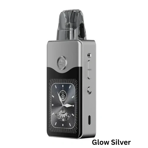 Voopoo Vinci E120 Vape Kit – Glow Silver Voopoo Vinci E120 Vape Kit in Glow Silver with sleek metallic design
