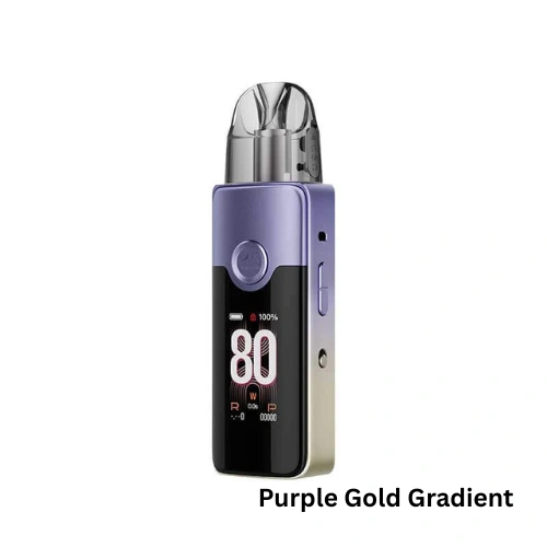 VOOPOO Vinci E80 in Purple-Gold Gradient VOOPOO Vinci E80 pod kit in Purple-Gold Gradient finish