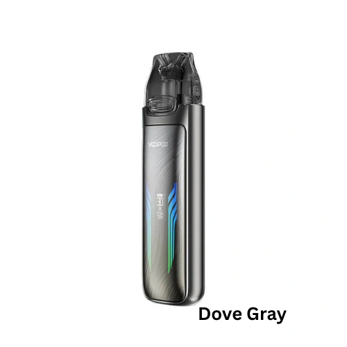 VOOPOO VMATE MAX Pod Vape Kit – Dove Grey Dove Grey VOOPOO VMATE MAX Pod Kit with 1200mAh battery and 5–30W output