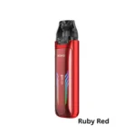 Ruby Red VOOPOO VMATE MAX Pod Kit with vibrant red finish, 1200mAh battery, and 0.7Ω pod