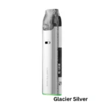 VOOPOO Vmate Pro 2 Glacier Silver sleek pod system with 1500mAh battery and OLED display