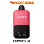 Geek Bar Ice Prince 50,000 Puffs Strawberry Ice disposable vape with sweet strawberry and icy menthol