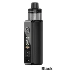 VooPoo Drag S3 Pod Mod Kit in spray black leather finish