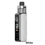 VooPoo Drag S3 Pod Mod Kit in white leather texture