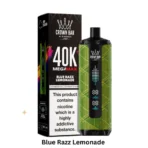 Al Fakher Mega Max 40k Puffs Blue Razz Lemonade flavor disposable vape