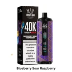 Al Fakher Mega Max 40k Puffs Blueberry Sour Raspberry flavor disposable vape